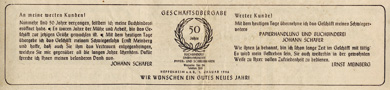 Geschäftsübergabe